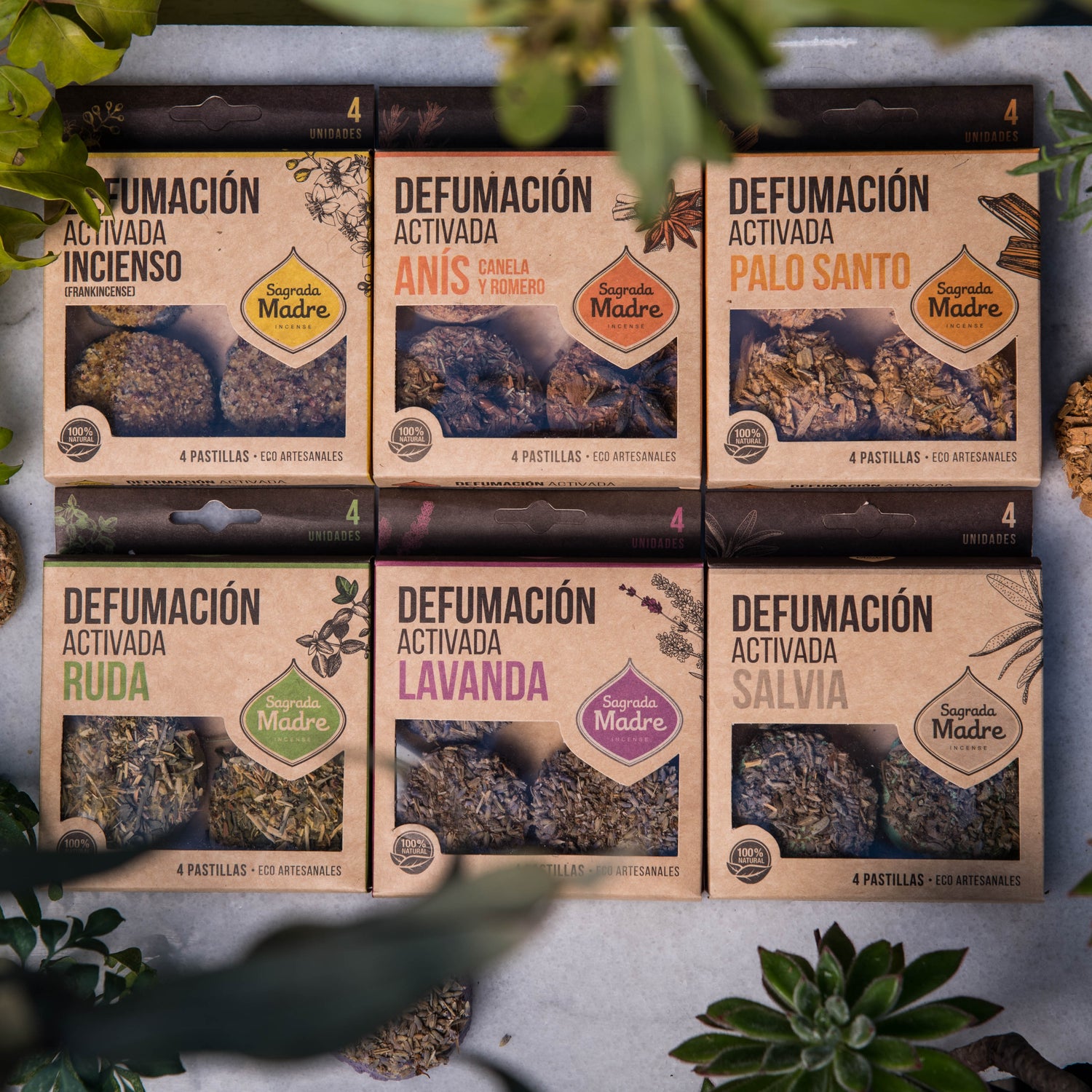 Línea Incienso en Pastillas