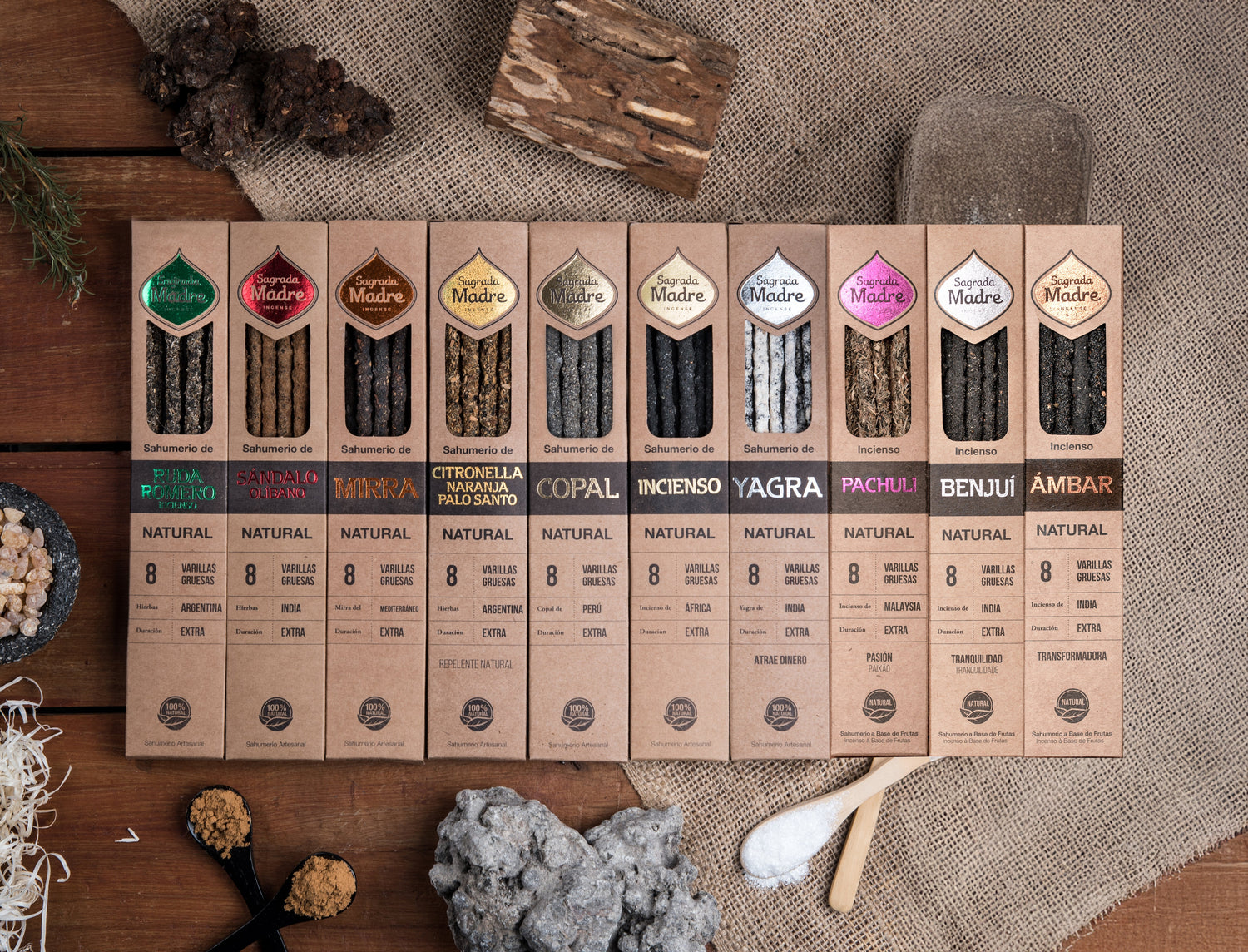 Línea Incienso Natural